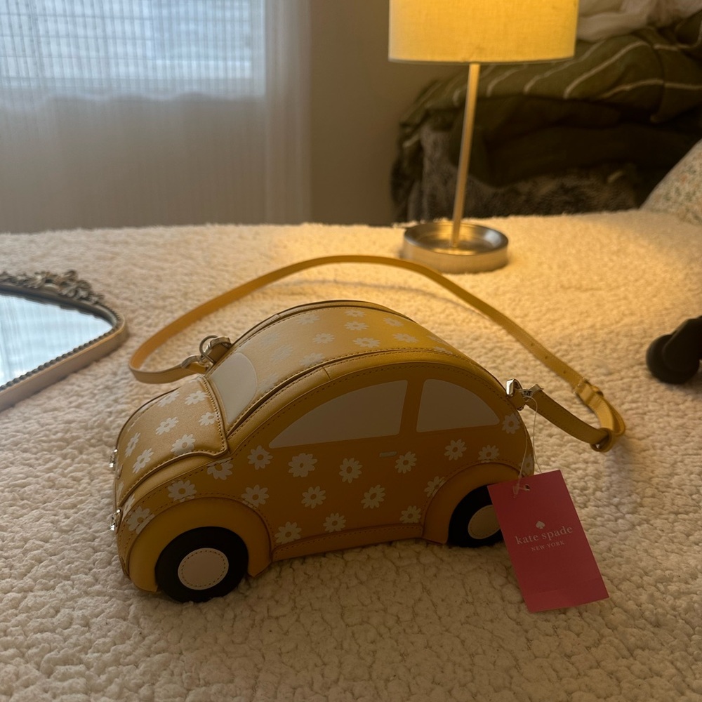 Kate Spade Yellow Car-Shaped Crossbody Bag - Picture 4 of 9